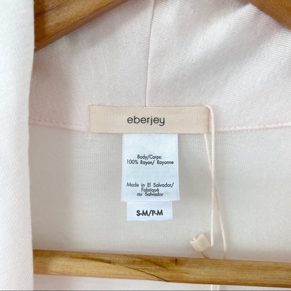 Eberjey Light Pink Robe S/M NWT ($98) - Picture 5 of 5